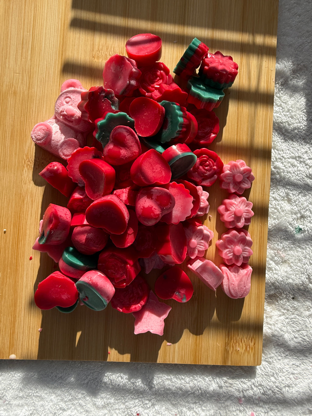 3 pack of Variety wax melt|different shapes|winter scented|different colors