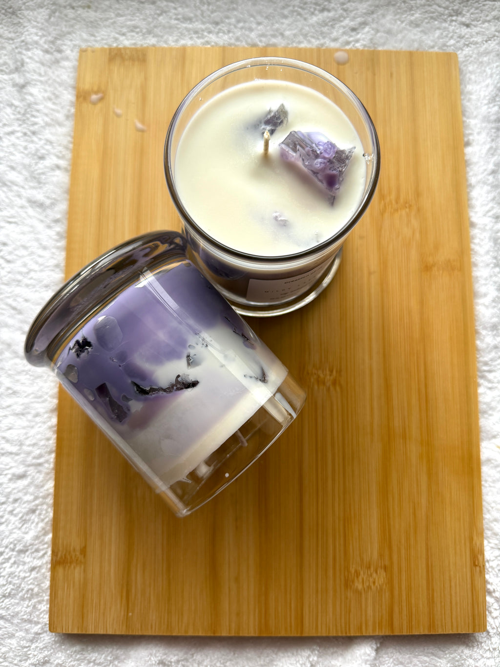 Iced milky lavender